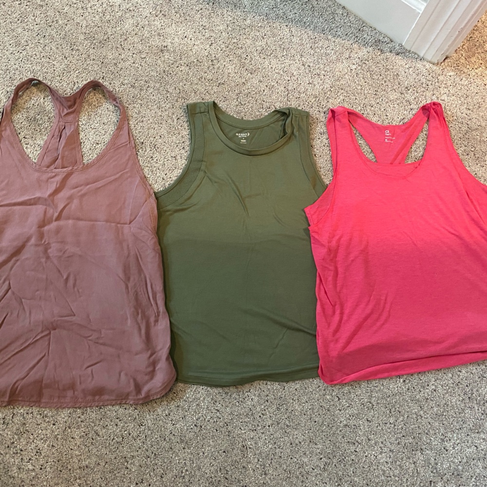 lululemon athletica, gap, and old navy- women’s Tank Top Set, medium